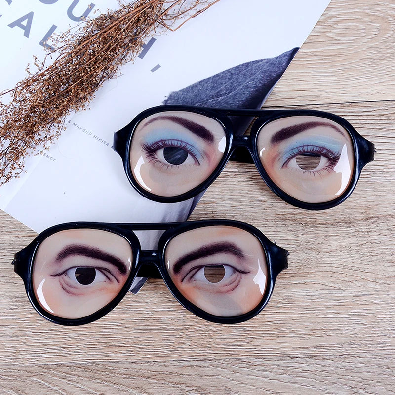 1pc Novelty Glasses Halloween Toy Photo Booth Props Party Funny Glasses Fake Novelty alternate view