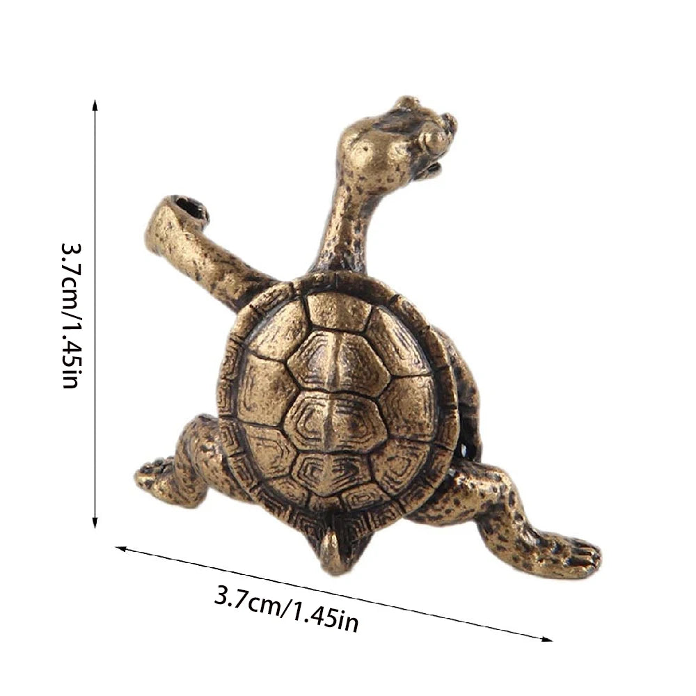 Antique Alloy Kung Fu Turtle Incense Holder | Home Decor Line Incense Burner additional angle