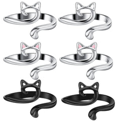 2pcs Adjustable Knitting Crochet Loop Ring Knittied Yarn Guide Finger Faster Holder Thim detail view