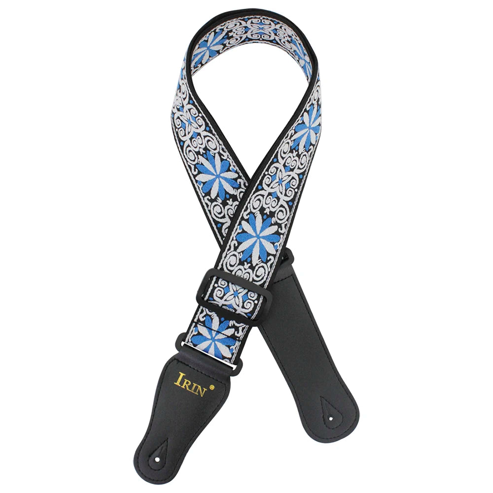 Guitar Strap Multi-Color Guitar Belts Adjustable Pure Cotton Guitar Straps for Bass A lifestyle view
