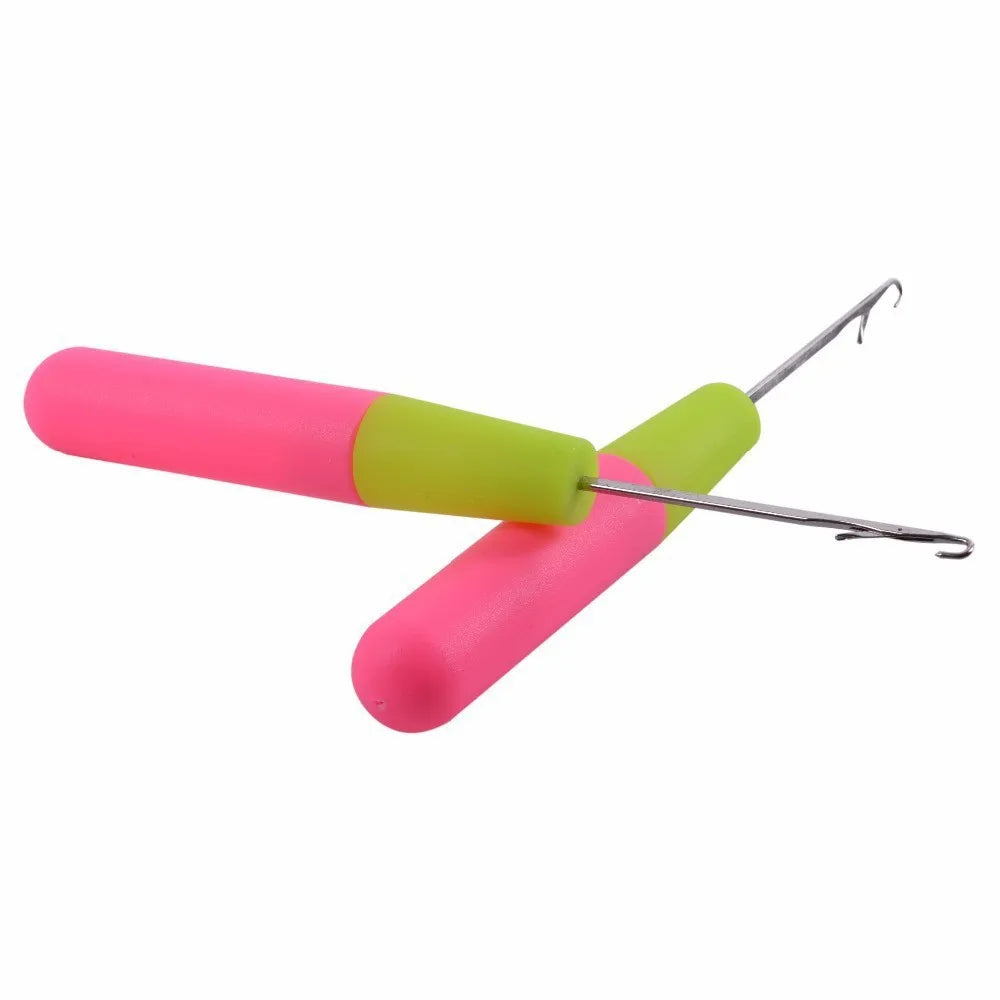 Crochet Hook Plastic Crochet Hook Needle For Hair Weaving Hook Needles 10/15 Pcs Dreadlo detail view