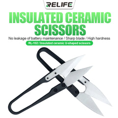 RELIFE RL-102 Ceramic Insulated U-Scissors | High Hardness Battery Cable Cutting Tool alternate view