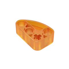 Gobricks GDS-2016 Technical Beam 2 x 3 L-Shape with Quarter Ellipse Thick | Building Blo detail view