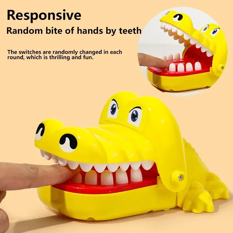 Crocodile Teeth Toys For Kids Alligator Biting Finger Dentist Games Funny For Party An close-up view
