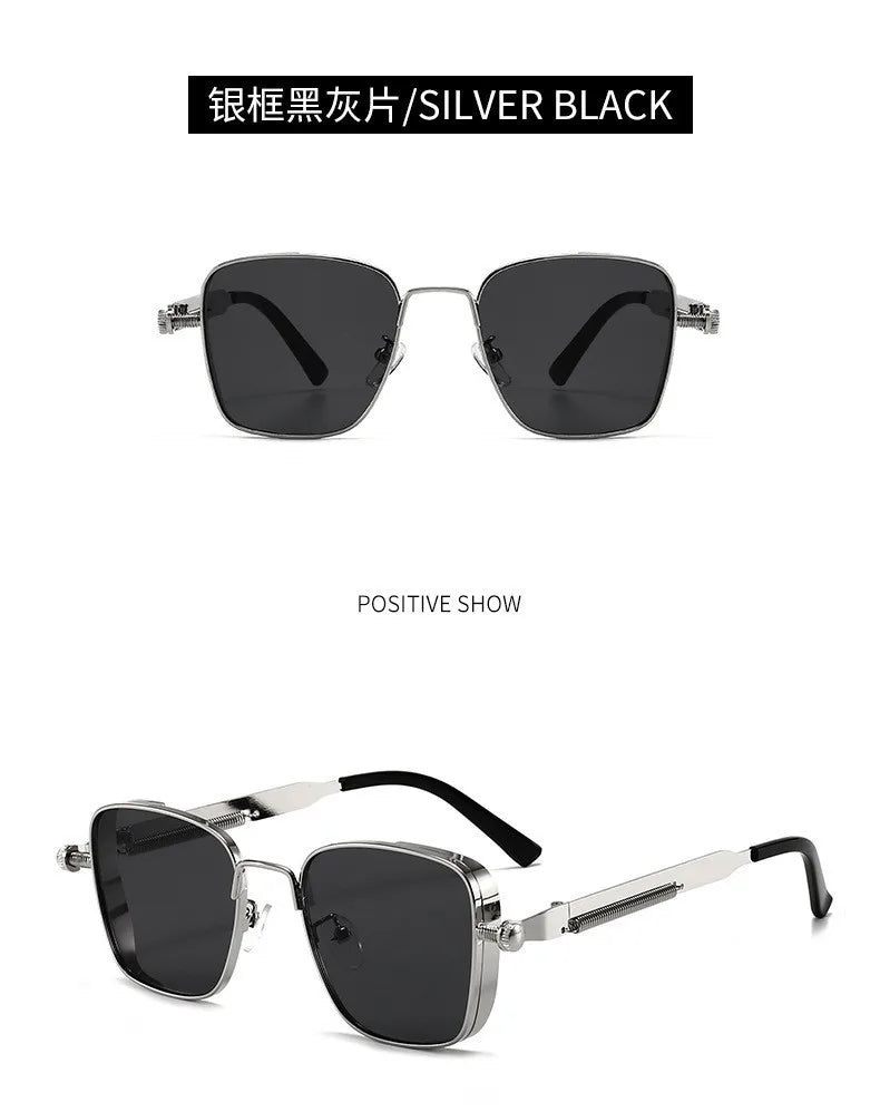 2025 Polarized Sunglasses | Men’s High-End Alloy Frame Fashion Eyewear with UV Protec lifestyle view