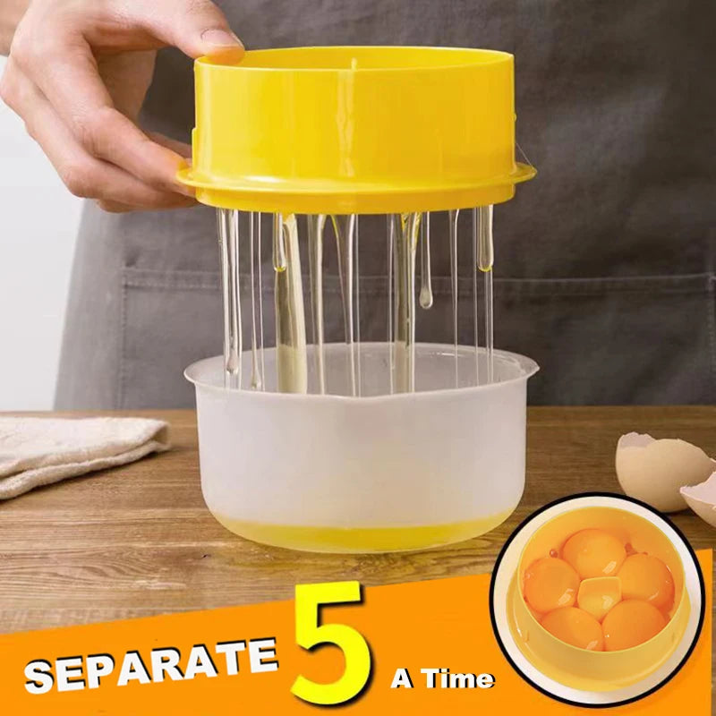 Egg White Egg Yolk Separator | Large Capacity Kitchen Gadget for Baking lifestyle view