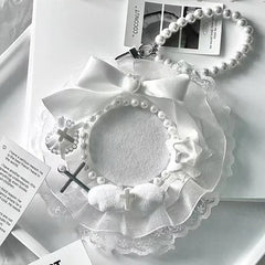 58mm Ita Bag Badge Holder Lace Badge Holder Itabag Decoration Fill Pin Holder Handmade Badge Rosette