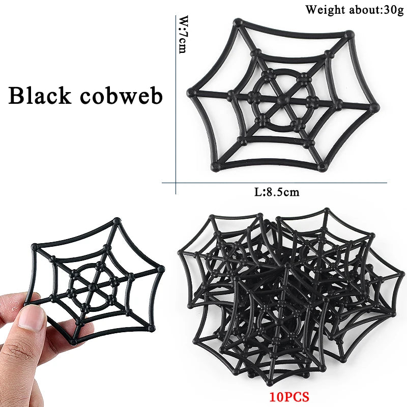 Oenux Insect Animals Model Spider Web Scorpion Bat Action Figures Figurine Miniature Cute Educational Kid Toy Halloween Gift