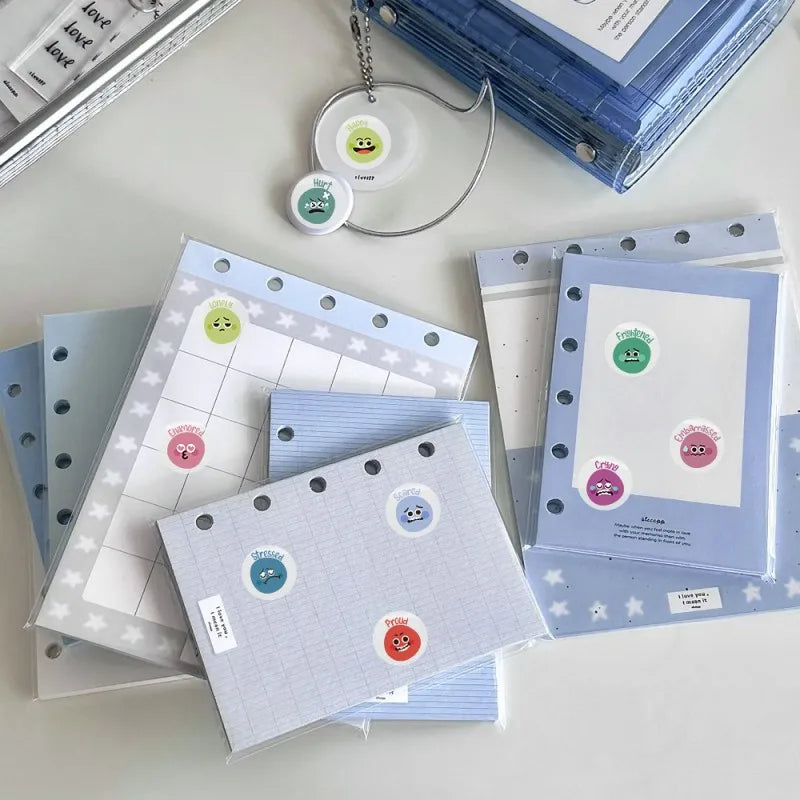 200 Pcs Emotional Feelings Stickers Set | Funny Mood Stickers for Student Emotional Su close-up view
