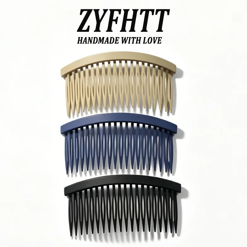 1/3pcs ZYFHTT Solid Color Acrylic Hair Clips for Women Versatile Elegant Hair Stick F alternate view