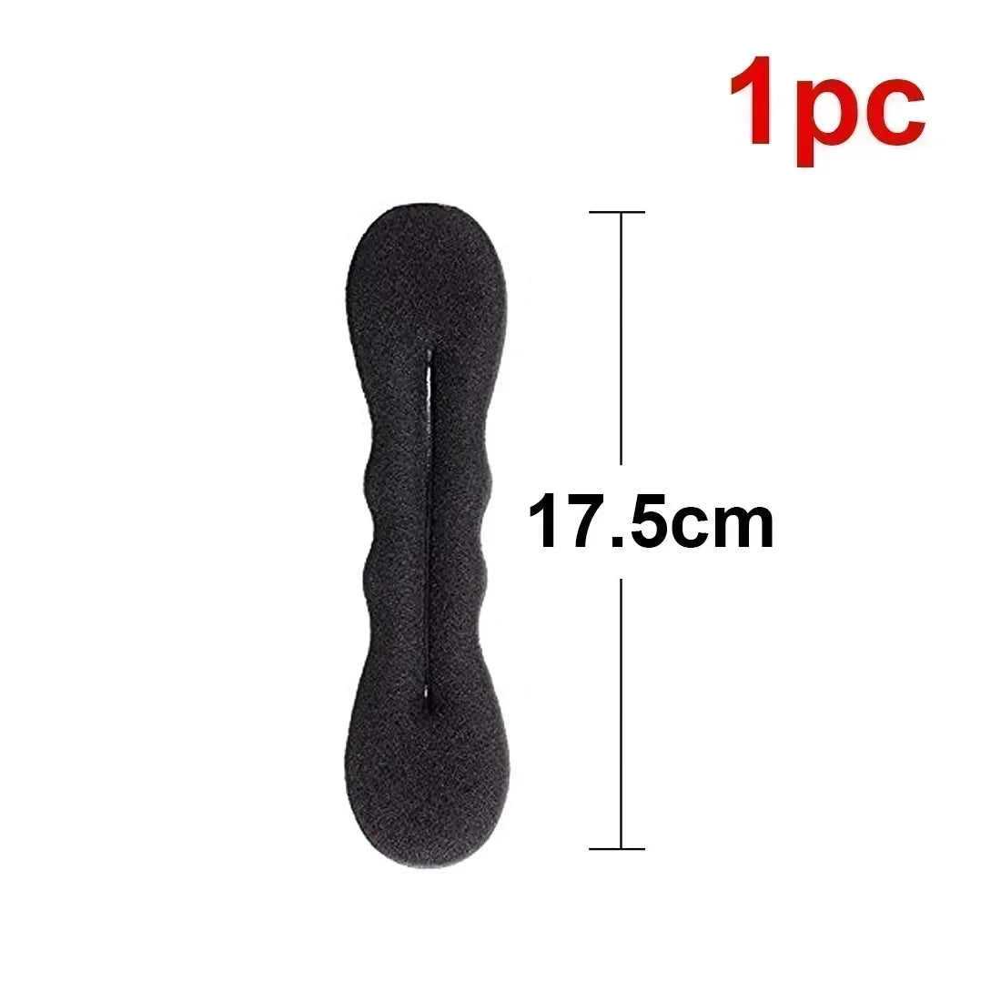 Sponge Hair Styling Tool Plastic Loop Curly Hair Maker Hair Scrunchie Headband Twist alternate view