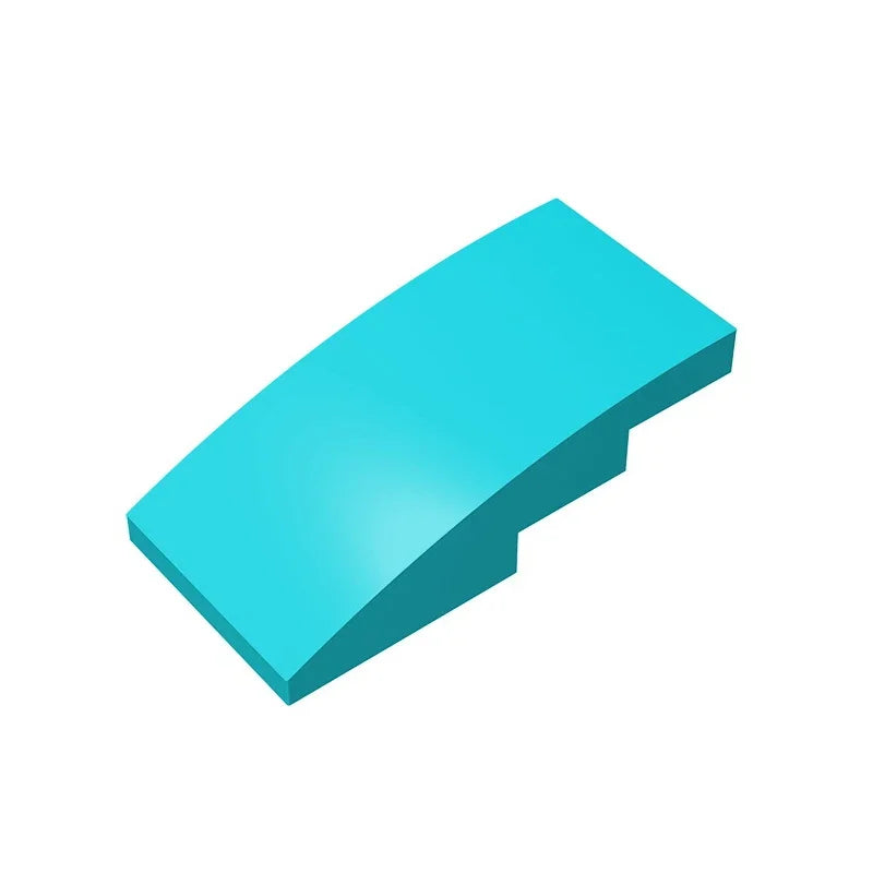 Slope, Curved 4 x 2 Building Block (Gobricks GDS-660) | Compatible with Lego 93606 Pa lifestyle view