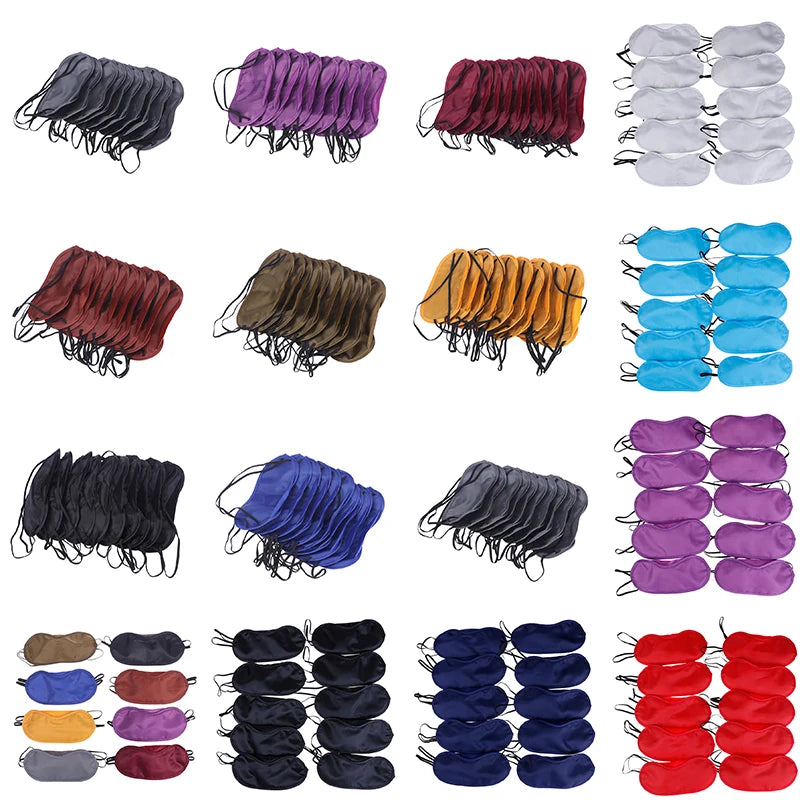 Silk Sleep Eye Mask Set | Light Blocking Padded Blindfold for Travel and Home alternate view
