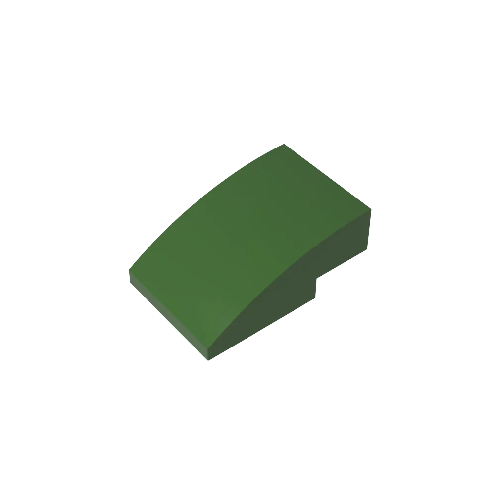 Gobricks GDS-1123 Slope, Curved 3 x 2 Building Block | Compatible with Lego 24309 detail view