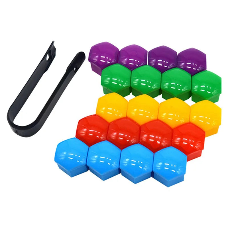 17mm/19mm/21mm 20Pcs Car Wheel Nut Caps Protection Covers Caps Auto Hub Screw Cover B alternate view
