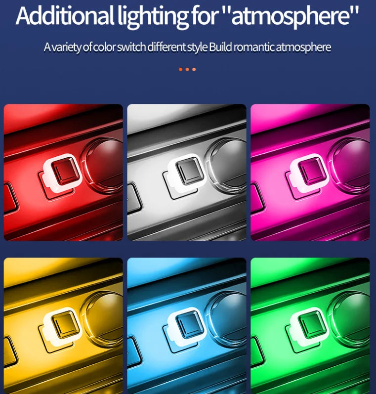 Car Mini USB LED Ambient Light | Portable Decorative Atmosphere Lamp alternate view
