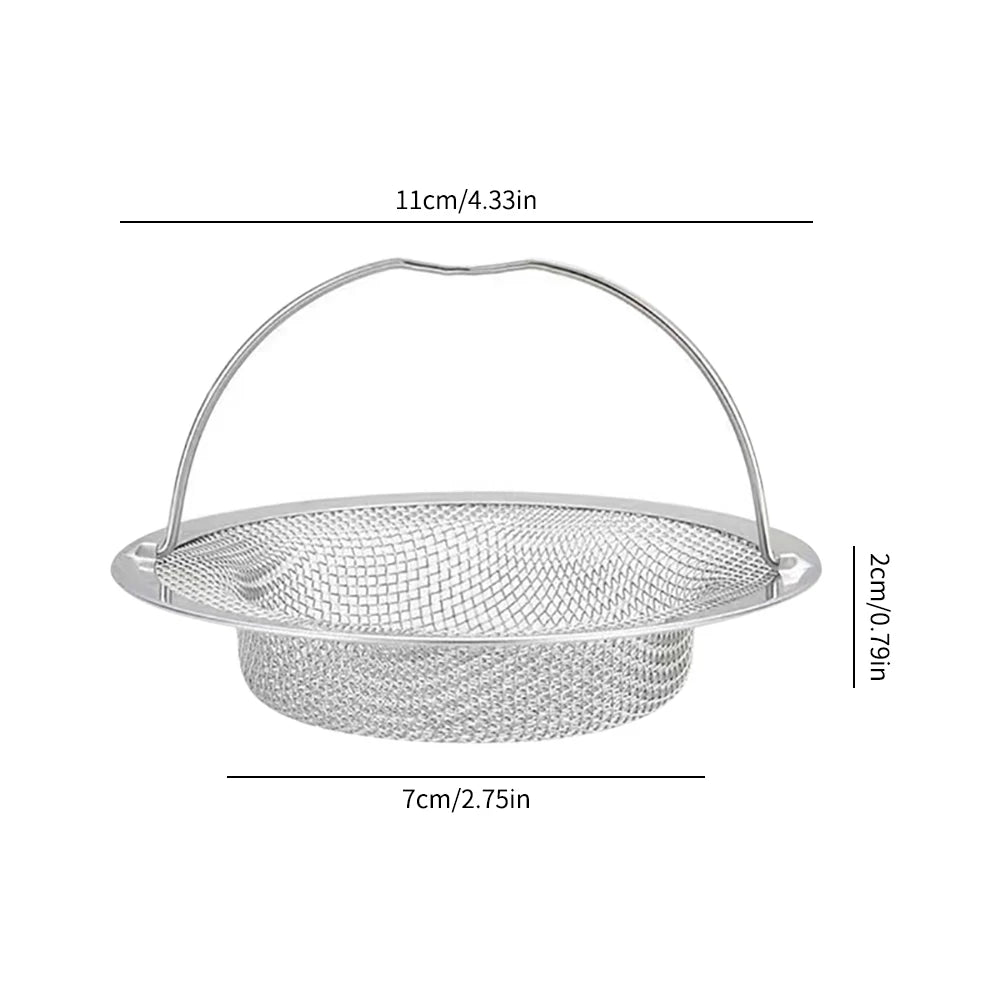 Stainless Steel Kitchen Sink Filter Strainer | Food Residue and Hair Catcher lifestyle view
