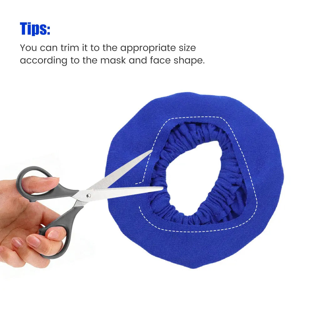 Reusable CPAP Mask Liners | Soft Cotton Fabric for Comfort and Reduced Air Leaks close-up view