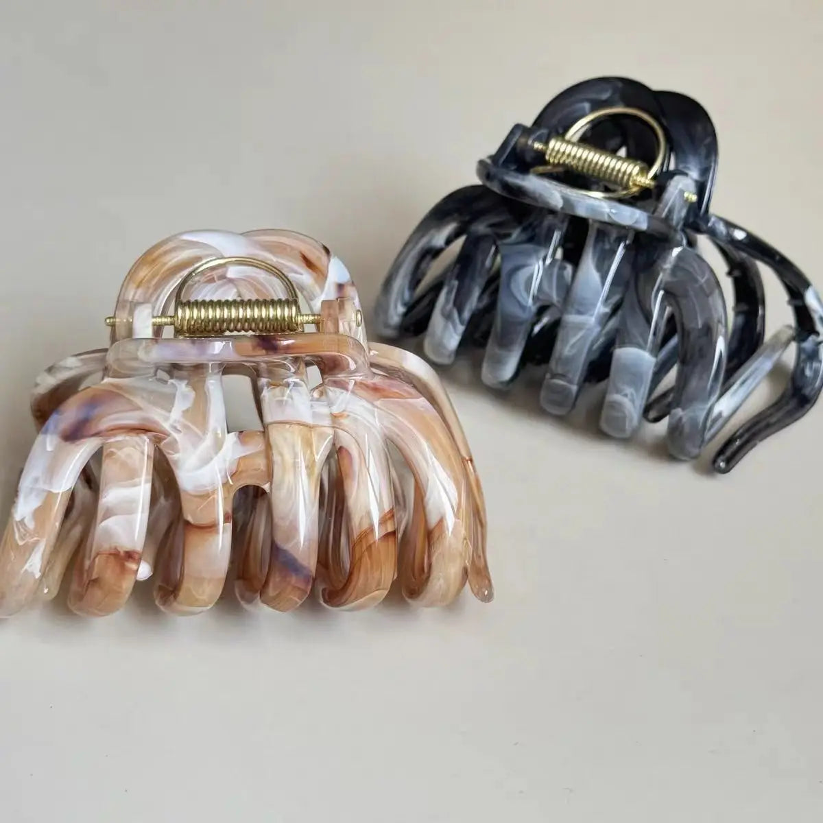 New Design French Style Pumpkin Hair Claw For Women Sweet Hair Ornament Headband Lady alternate view