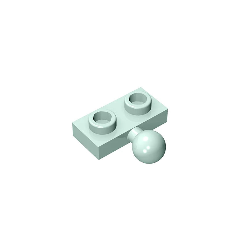 Plate, Modified 1 x 2 with Tow Ball on Side | Gobricks Building Block detail view