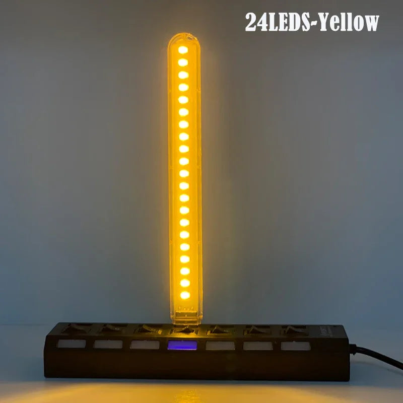 USB LED Night Light | 7 Color Atmosphere Lamp for Streaming and Decor additional angle
