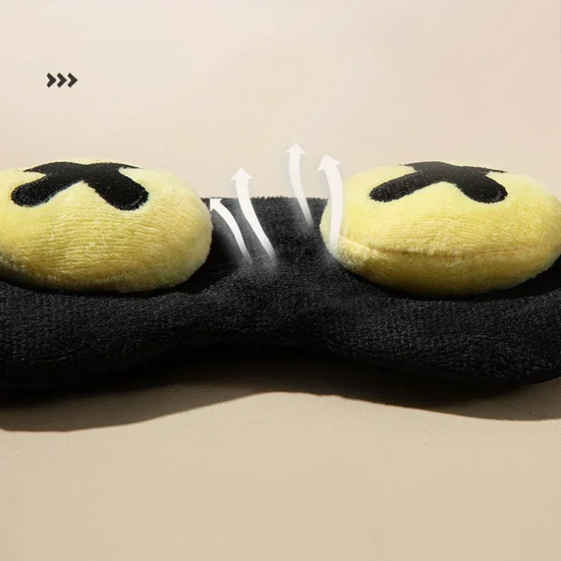 Funny Sleep Mask for Men Women | Light Blocking Eye Cover for Travel and Nap alternate view