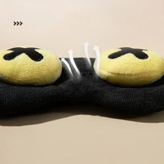 Funny Sleep Mask for Men Women | Light Blocking Eye Cover for Travel and Nap alternate view