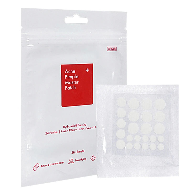 24pcs/36pcs Round Hydrogel Invisible Acne Sticker | Skin Care & Makeup Cover Patches alternate view