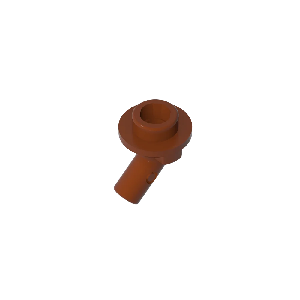 Gobricks GDS-2192 Bar, Angled with Stud on End | Compatible with Lego 65578 Technical alternate view