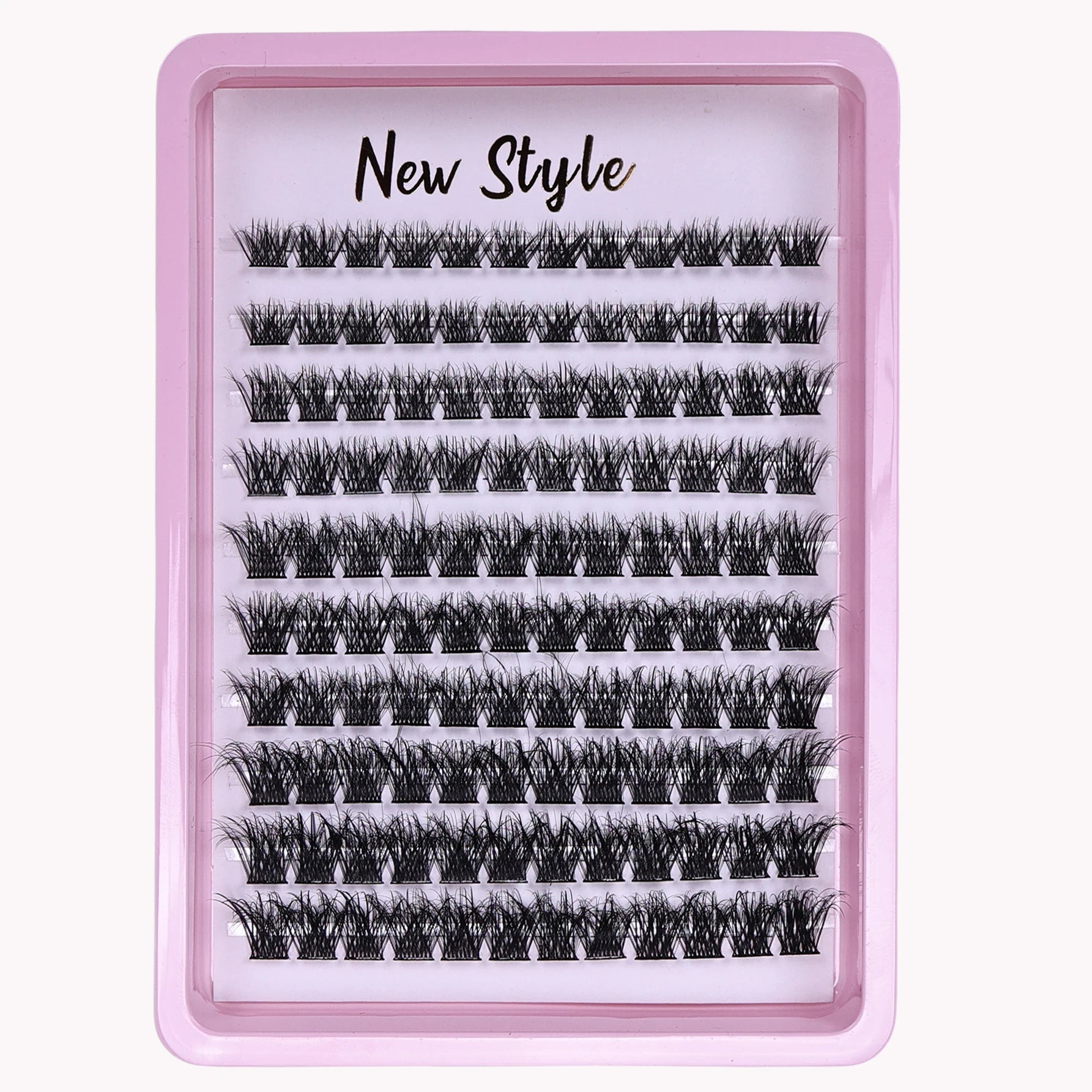 Lash Clusters 120pcs Cluster Lashes 8-16mm Individual Lashes Extensions Natural Look Lashes D Curl Fluffy Cluster DIY Eyelash