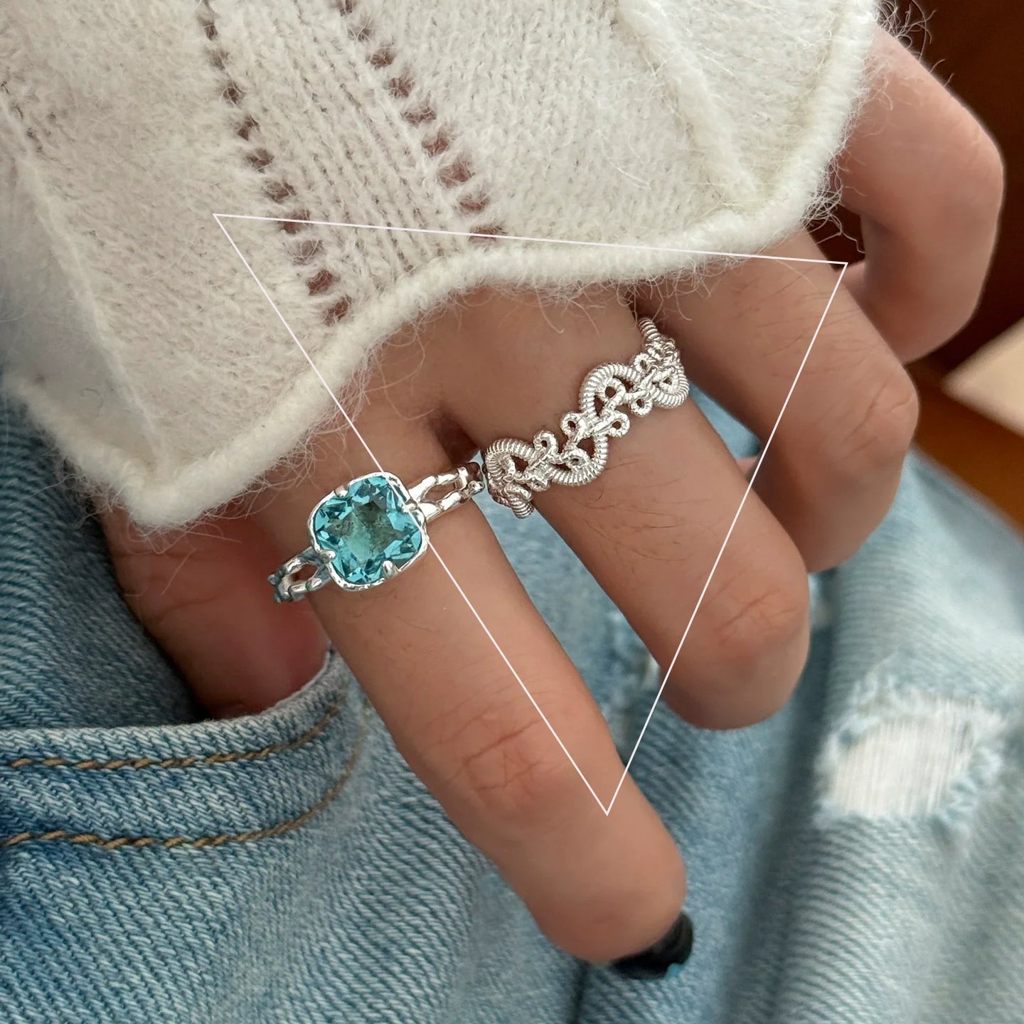 Sterling Silver Bow Ring for Women