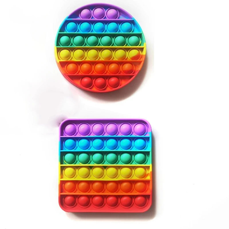 Hot Push Bubble Fidget Toys Sensory Autism Special Needs Stress Reliever Squeeze De additional angle