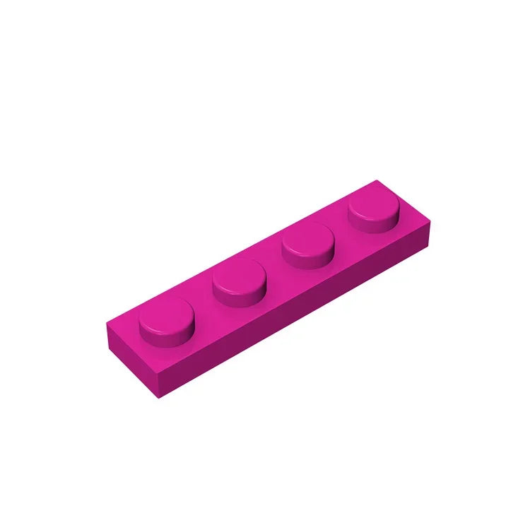 Gobricks GDS-504 Platte 1 x 4 | Kompatible Bausteine