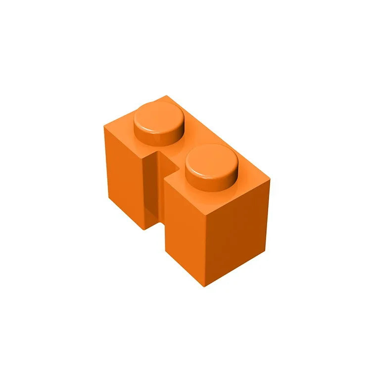 Gobricks GDS-798 Brick 1x2 with Groove | Compatible Building Block for DIY Sets detail view