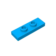 Gobricks GDS-1504 Plate, Modified 1 x 3 with 2 Studs (Double Jumper) | Compatible Bui lifestyle view
