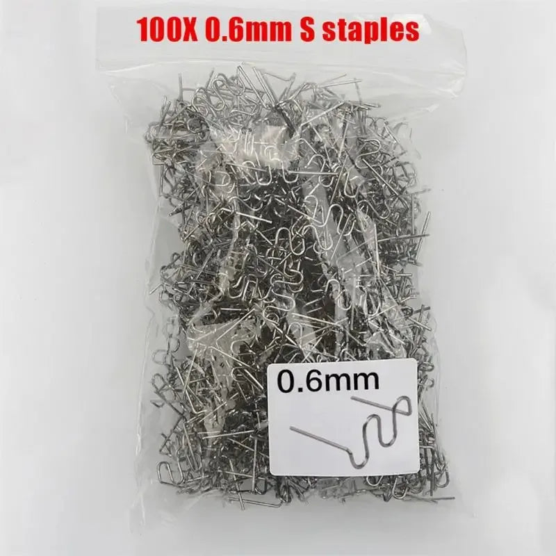 300Pcs Plastic Welder Hot Stapler Standard Pre-cut Corrugated Staples | Bumper Body Repa detail view