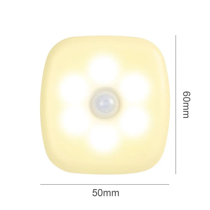 LED Motion Sensor Night Light | Plug-In Automatic Lamp for Hallway Closet alternate view