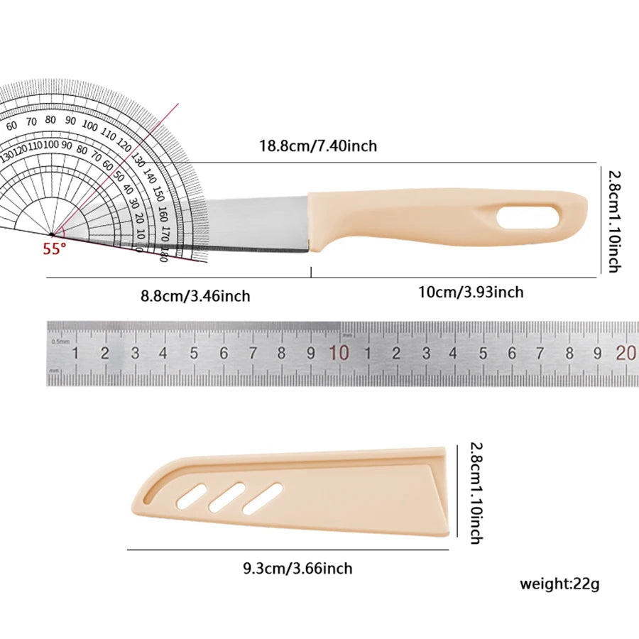 Candy-Colored Portable Fruit Peeler Knife | Stainless Steel Kitchen Gadget additional angle