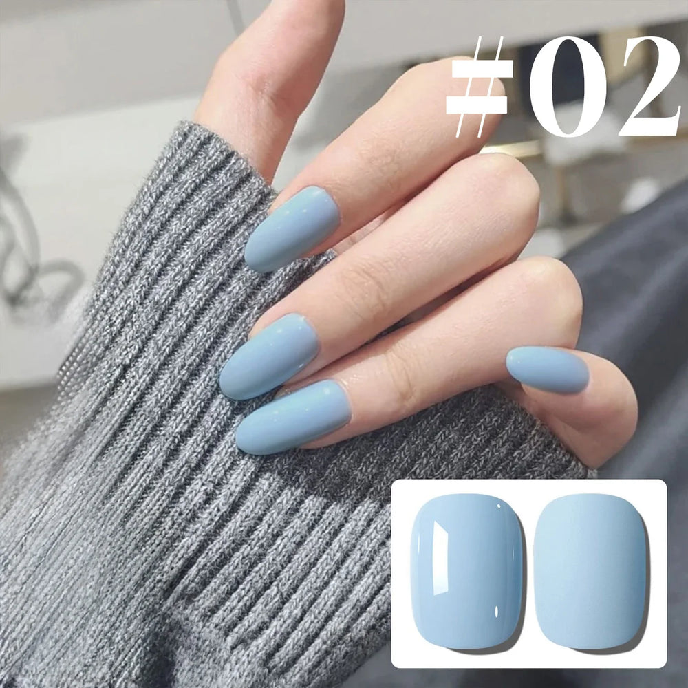 1-6pcs SHAKA Spring Ice Skin Naked Pink Gel Nail Polish 2026 New Style Versatile An additional angle