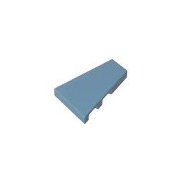 Gobricks GDS-M540 Tile Special 2 x 3 Pentagonal (right) | Compatible Building Block Pi close-up view