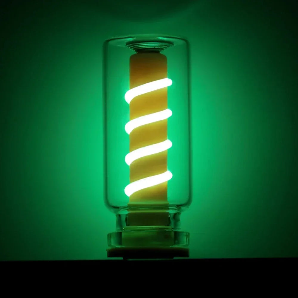 5V USB LED Spiral Filament Touch Dimming Bulb | Retro Night Light Atmosphere Lamp additional angle