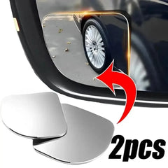 Car Blind Spot Mirror 360° Adjustable Wide Angle HD Frameless 2 Pcs