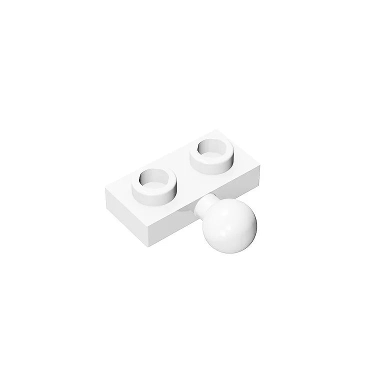 Plate, Modified 1 x 2 with Tow Ball on Side | Gobricks Building Block alternate view