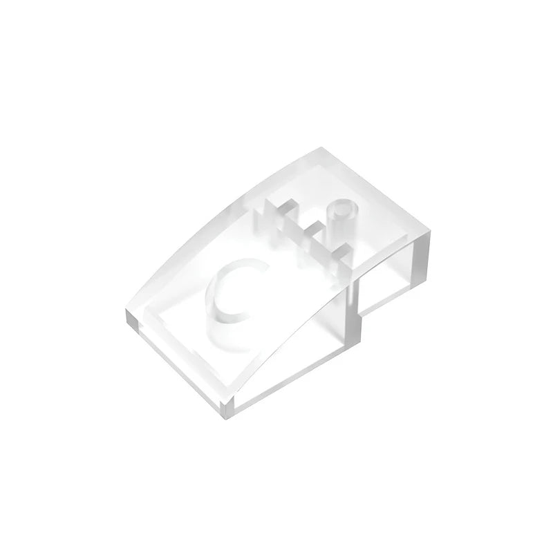 Gobricks GDS-1123 Slope, Curved 3 x 2 Building Block | Compatible with Lego 24309 detail view