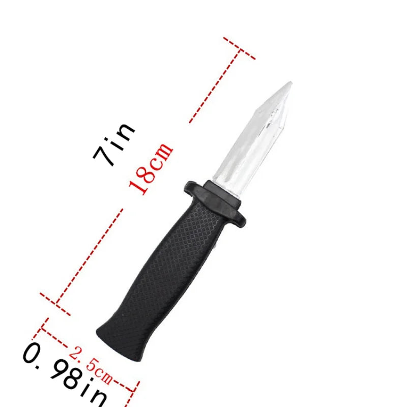 Props Toys Joke Magic Plastic Retractable Knife Joke Prank Props Knife Scary Trick additional angle