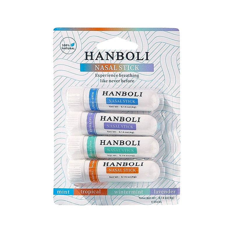 4Pcs Nasal Stick Aromatherapy Inhaler | Focus & Breathing Enhancer for Driving Alertne close-up view