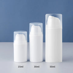 15/30/50ml Empty Airless Pump Bottles Mini Lotion Vacuum Cosmetic Containers Women Make Up Travel Em