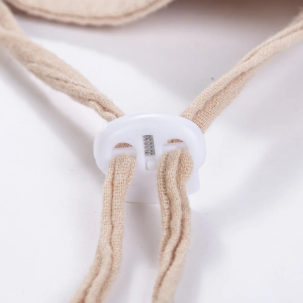 Baby Cotton Bucket Hat for Summer Sun Protection | Unisex Outdoor Panama Hat for Bo additional angle