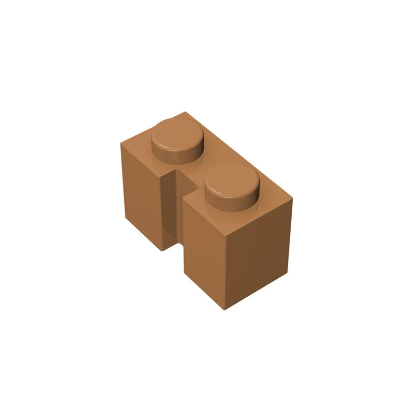 Gobricks GDS-798 Brick 1x2 with Groove | Compatible Building Block for DIY Sets lifestyle view