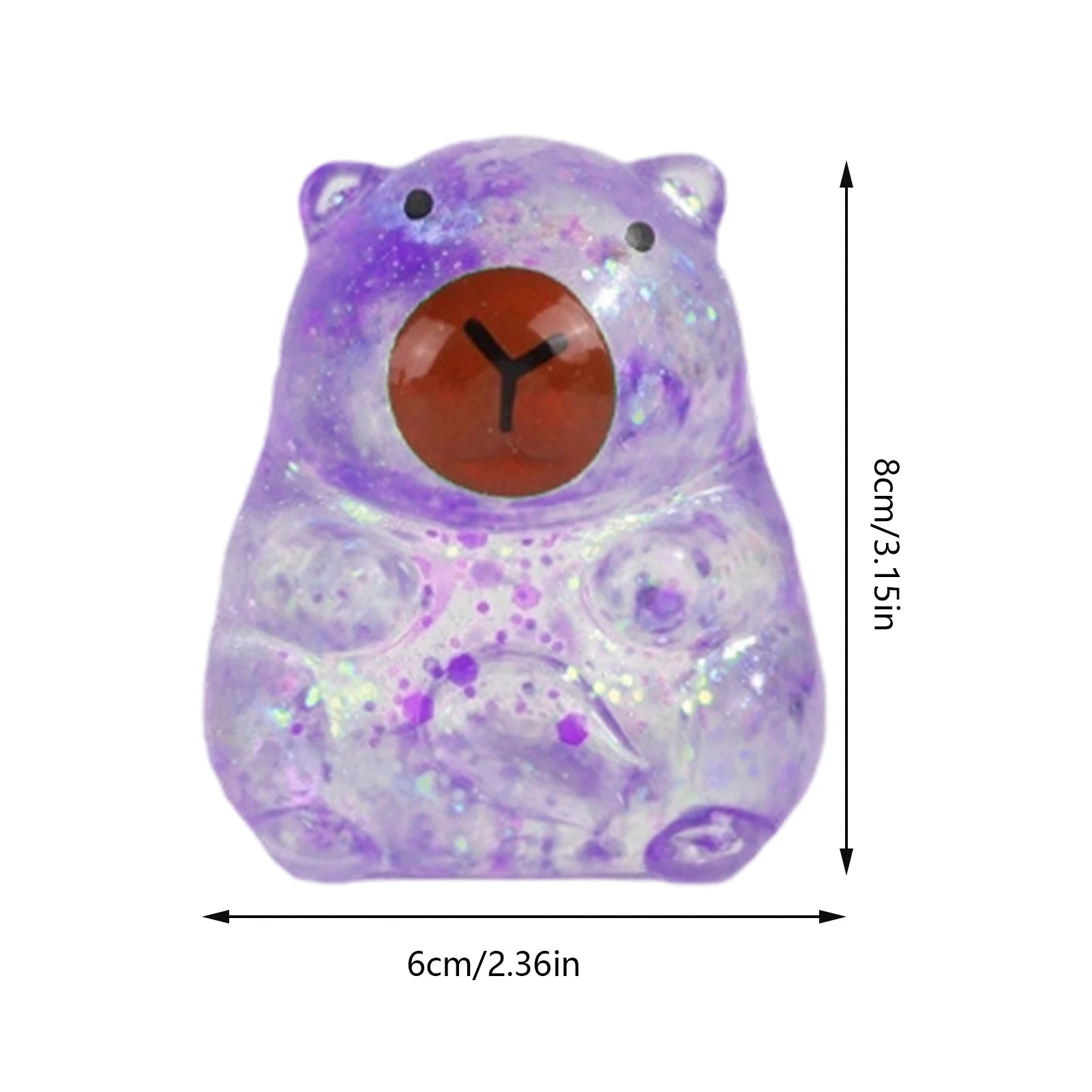 Maltose Cube Stress Squeeze Toy | Slow Rebound Polar Light Colorful TPR Block lifestyle view